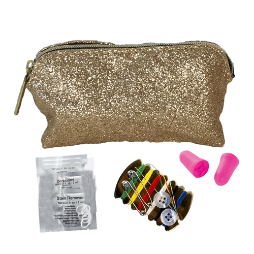 S.O.S. Everyday Essentials Emergency Mini Glitter Travel Cosmetic Kit