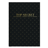Top Secret Bound Journal Hardcover Notebook