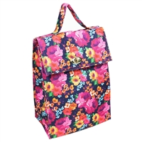 Raleigh Floral Print Lunch Sack Insulated Lunch Bag