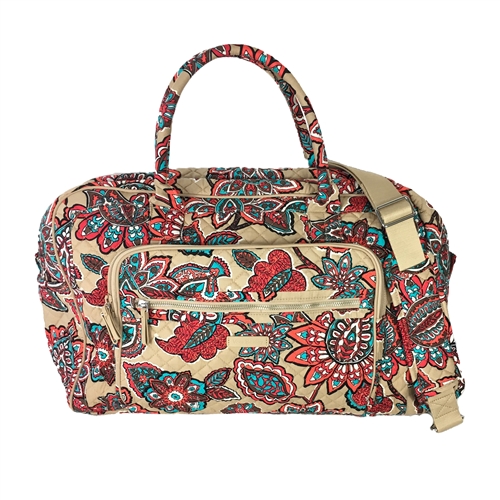 Vera Bradley Iconic Weekender Travel Carry On Bag