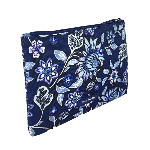 Vera Bradley Out of Office Wristlet, Blue Tropics Tapestry Zip