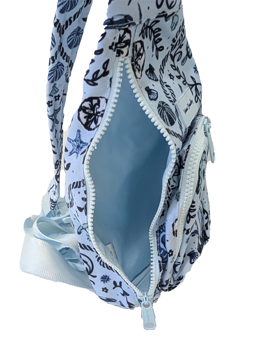 Vera Bradley Ocean Adventure Sling Bag - Blue and Red NEW NWT Vera Bradley Crossbody Lunch Bag Stay Cooler Blue  main image 3