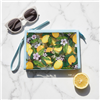 Vera Bradley Clear Beach Wristlet Wet Dry Swim Ditty Bag Lemon Grove