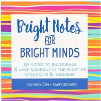 Bright Notes for Bright Minds Booklet Book of 30 Inspirational Mini Cards