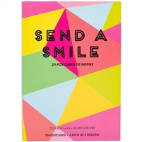 Send a Smile Postcard Book of 20 Inspirational Postcards