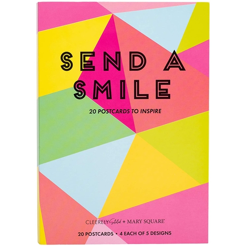 Send a Smile Postcard Book of 20 Inspirational Postcards
