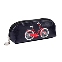 Easy Rider Zip Cosmetic Make Up Case, Bicycle