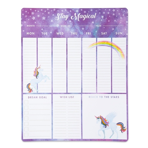 Stay Magical Unicorn Weekly Planner Desk Pad