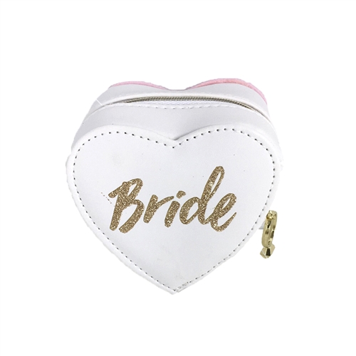 Bride Script Heat Jewelry Box Travel Case