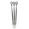Darling Colored Diamond Topped Ballpoin Pen Set of 3