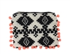New Look Aztec Print Knit Pom Pom Coin Purse