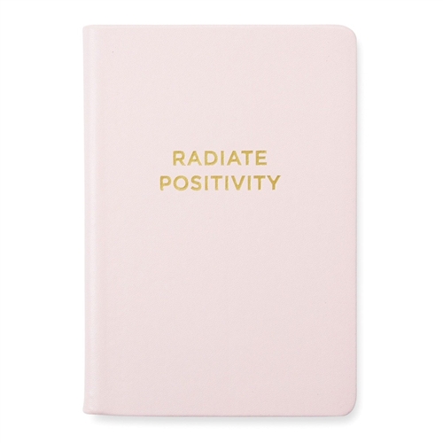 Radiate Positivity Vegan Leather Bound Hardcover Journal