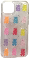 Fashion Culture Kitsch 3D Multicolored Candy Gummy Bears Soft Phone Case