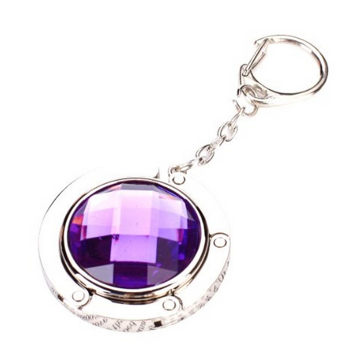 Bag Hanger Keychain Top with Green Crystal (AB1308) - China Bag Hanger and Purse  Hanger price | Made-in-China.com