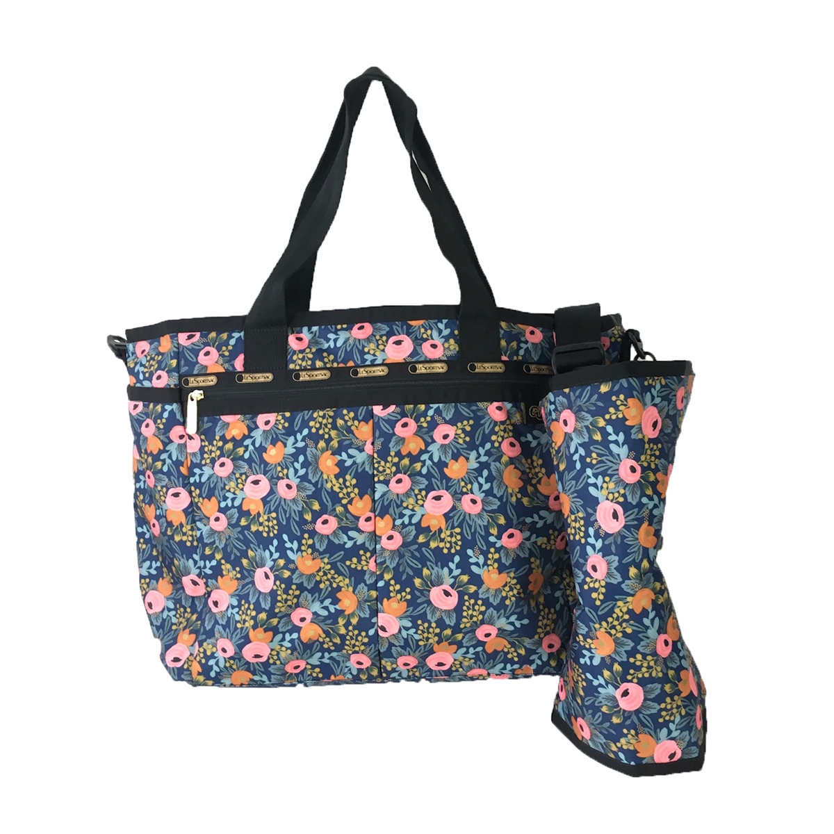 Vera Bradley Uptown Baby Diaper Tote Bag, Exotic Floral Grid Multi