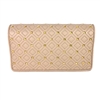 Tory Burch Flemming Stud Leather Clutch