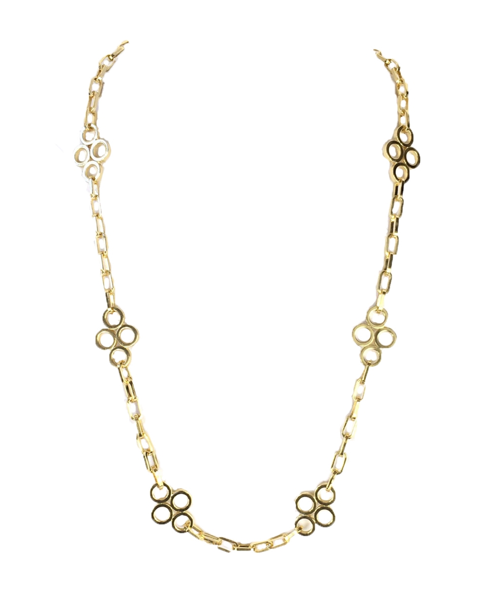 Tory Burch Kira Enamel Flower Pendant Necklace | Neiman Marcus