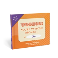 Knock Knock You're Awesome Because... Custom Fill In Little Book