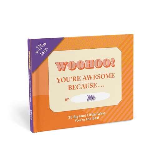 Knock Knock You're Awesome Because... Custom Fill In Little Book