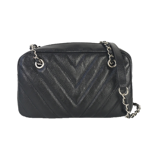 Zenith Chevron Quilted Leather Chain Crossbody