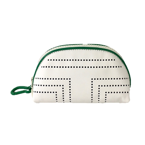Tory Burch Sport Perforated-T Small Dome Cosmetic Case