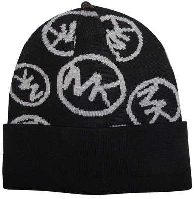 Michael Kors Circle Logo Knitted Beanie Hat