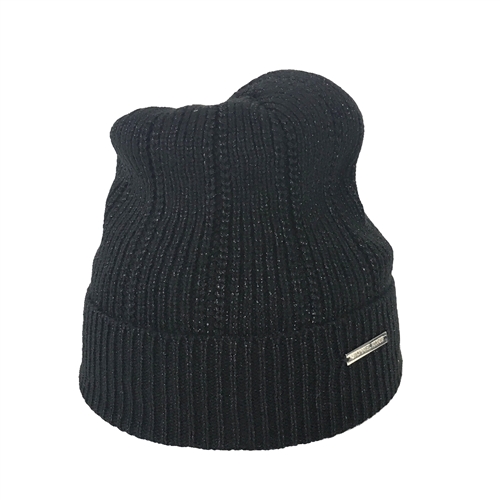 Michael Kors Metallic Knit Beanie Hat
