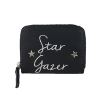 New Look Star Gazer Mini Zip Wallet Card Case