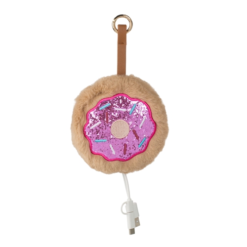 Sprinkle Donut Pom Pom Portable Charger Power Bank