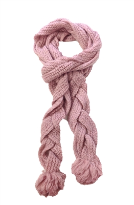 Sperry Braided Pom Pom Scarf