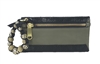 Rafe New York Celia Leather Wristlet in Olive: Elegant & Practical Small Leather Handbag for Women