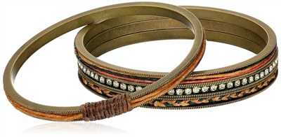T.R.U. 1928 Jewelry Native Medley Bangles Set