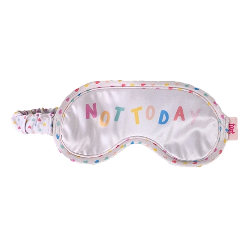 Not Today Tiny Heart Microfiber Sleep Eye Mask