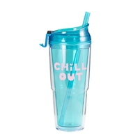 TOOT Chill Out BPA Free Duel Wall Acrylic Tumbler 16 oz