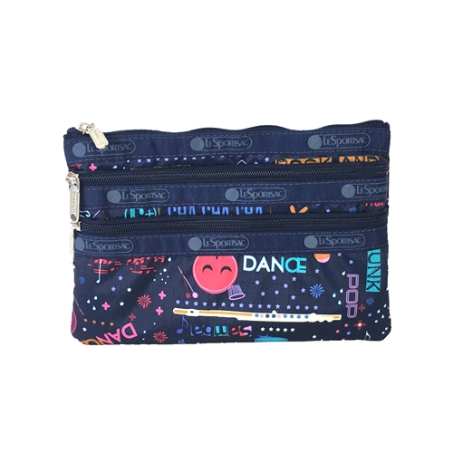 LeSportsac 3 Zip Cosmetic Case Little Orchestra
