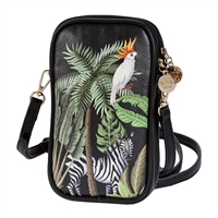 Sydney Love Jungle Print Vegan Leather Phone Crossbody Bag