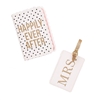 Happily Ever After Passport Holder & Mrs. Luggage Tag Travel Set