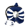 Nautical Anchor Neck Pillow, Eye Mask & Clear Travel Case Set
