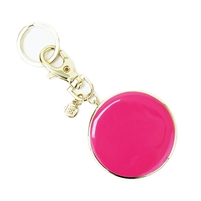 Mary Square Pretty In Pink Enamel Key Chain