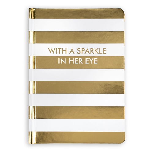 With A Sparkle In Her Eye Bound Journal