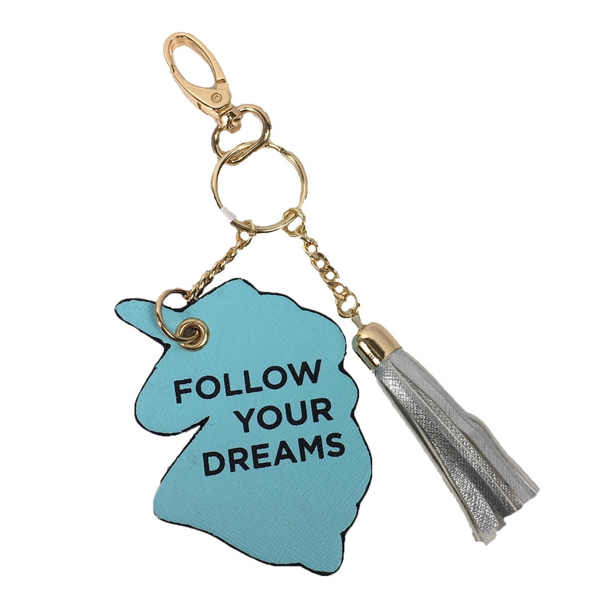 Under One Sky 'Follow Your Dreams' Unicorn Key Chain Purse Charm