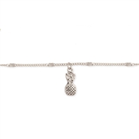 Zad Jewelry Pineapple Charm Anklet Bracelet