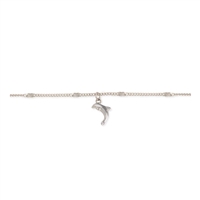 Zad Jewelry Keep Smiling Dolphin Charm Anklet Bracelet