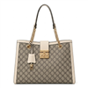 Gucci Padlock Medium Tote in GG Supreme Canvas, Iconic Designer Shoulder Bag for Women