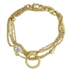Zad Jewelry Multi Chain Link Layering Bracelet