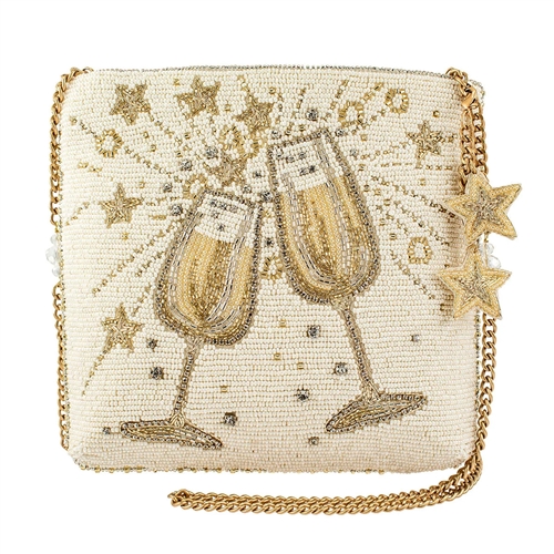 Mary Frances Champagne Toast of the Town Convertible Clutch
