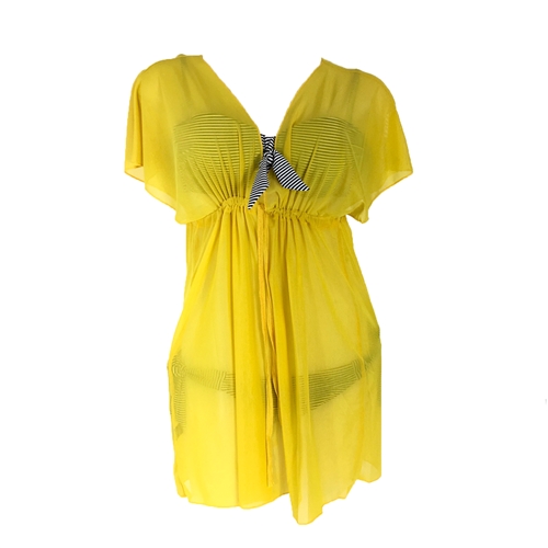 Chiffon Beach Dress Sheer Swim Cover Up