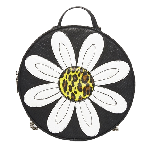 Betsey Johnson Sunny Sunflower Round Convertible Backpack