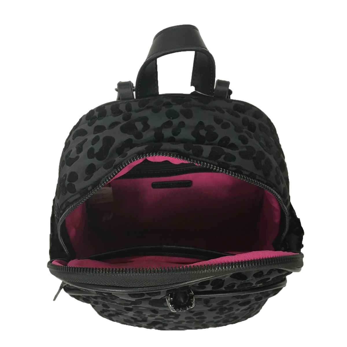 Betsey Johnson Crystal Skull Hotty Dotty Puffer Mini 