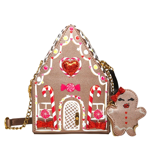 Betsey Johnson Gingerbread House Crossbody